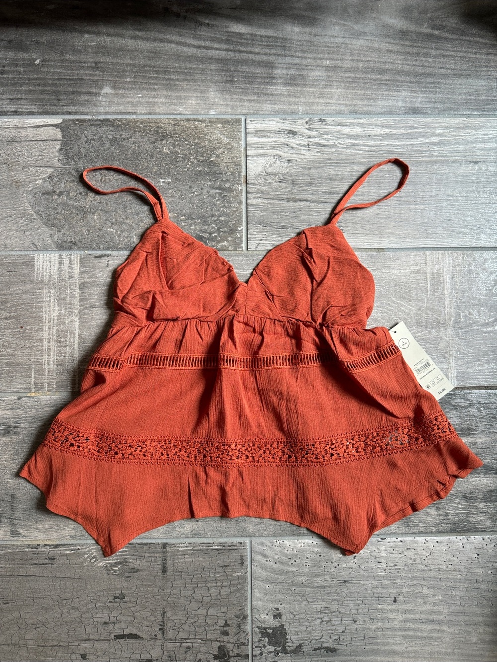 No Boundaries Asymmetrical Babydoll Top
